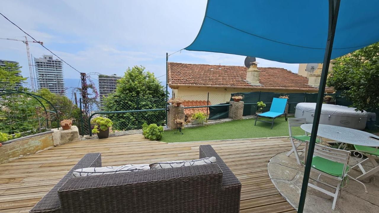 Maison Avec Jardin, Vue Mer Aux Portes De Monaco Beausoleil Esterno foto