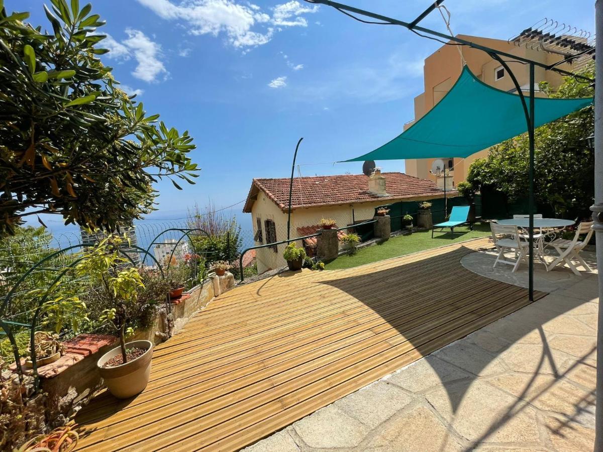 Maison Avec Jardin, Vue Mer Aux Portes De Monaco Beausoleil Esterno foto